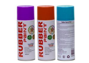 Quality Abrasion Resistance Silicon Based Aerosol Spray Paint Liquid Rubber Spray for sale