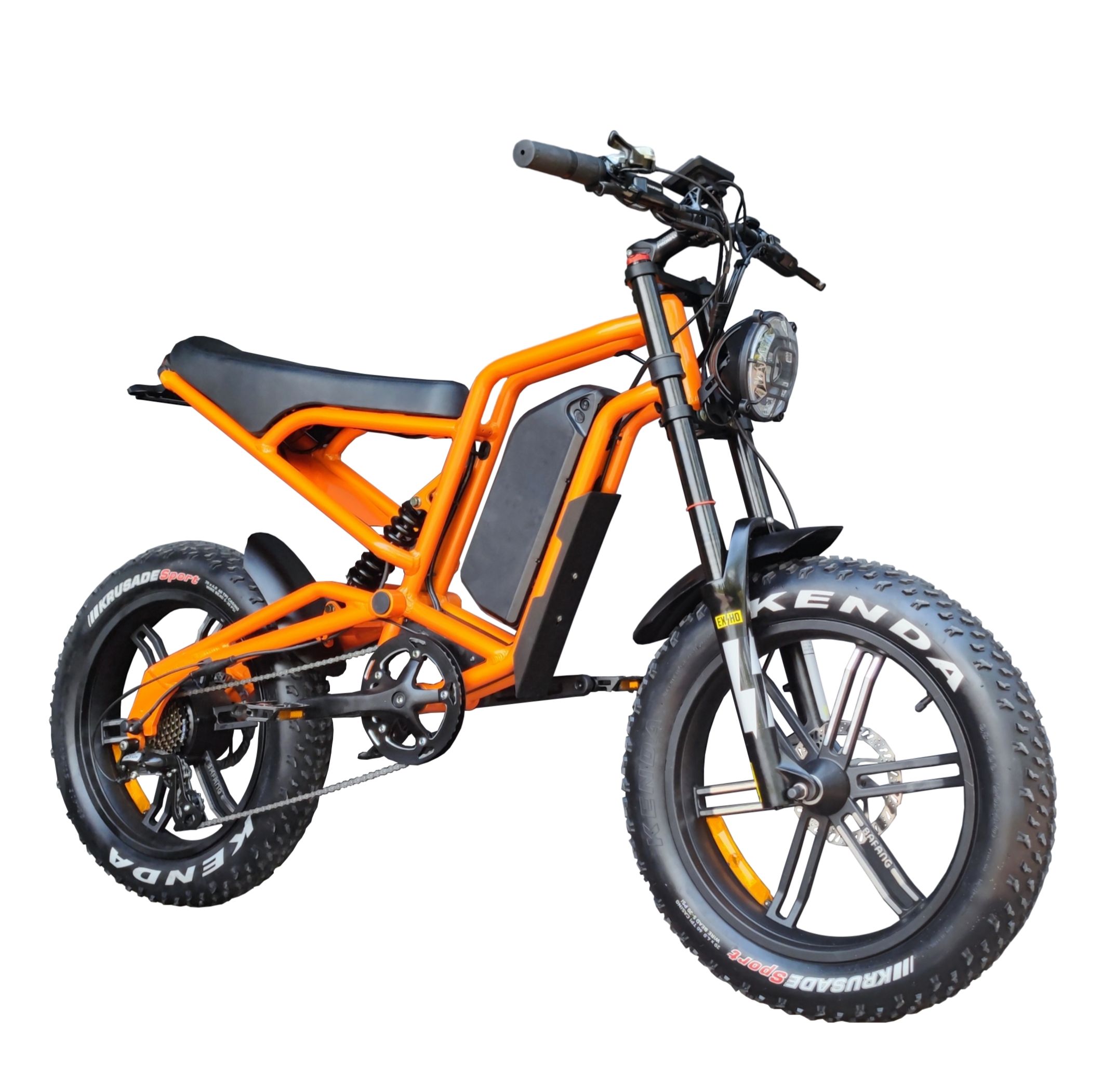 48V 20Ah Battery Electric Dirt Bike 1200W Rear Hub Motor Aluminum Alloy Frame
