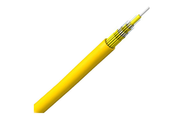 Multi Purpose 12 Core Fiber Optic Cable , Breakout Fiber Optic Underground Cable