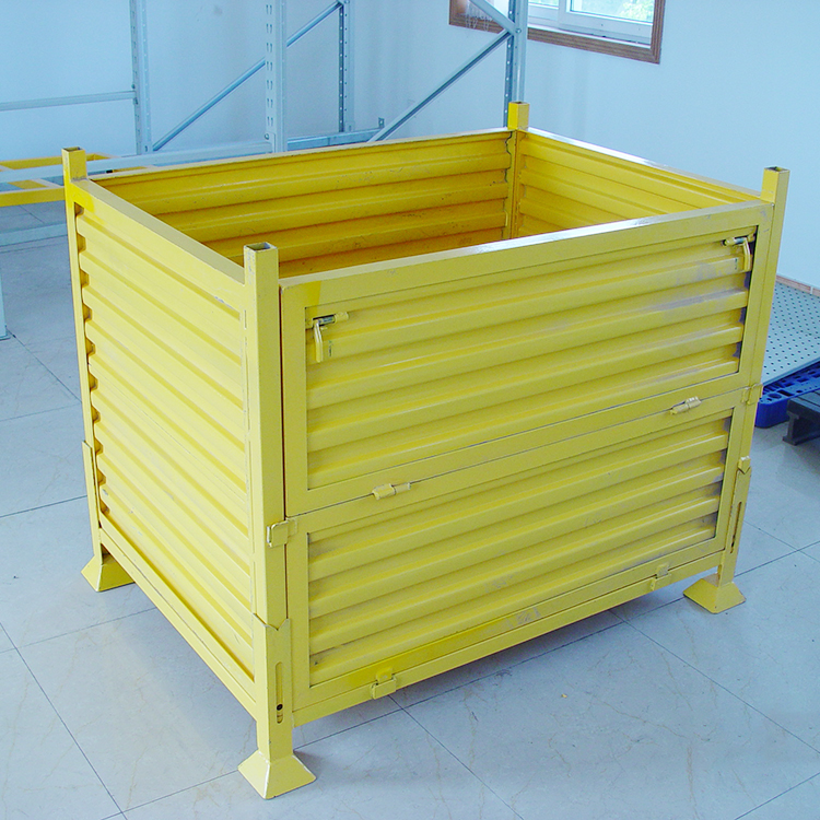Warehouse Weld Wire Mesh Storage Rack , Heavy Duty Wire Container Pallet Racking