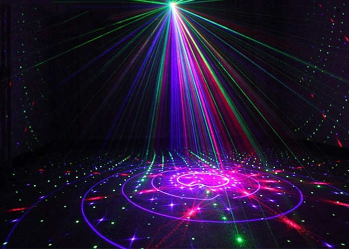 Stereo Laser Party Light Red Bluetooth Speaker Laser Light