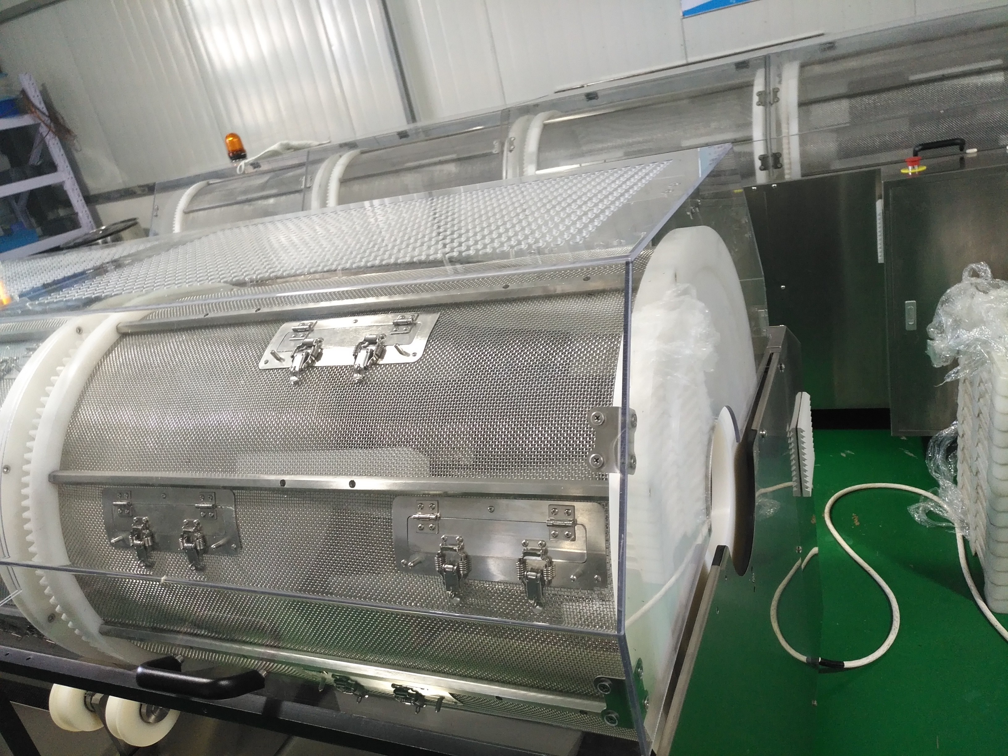 0.2kw Inline Paintball Tumbler Drying Machine