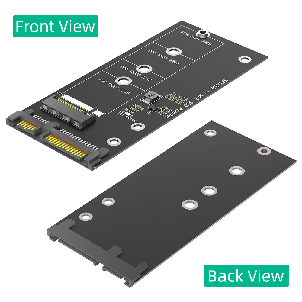 M.2 NGFF To SATA Adapter Card B Key/B & M Key SSD Converter NGFF M2 To 2.5 Inch SATA III Drivers