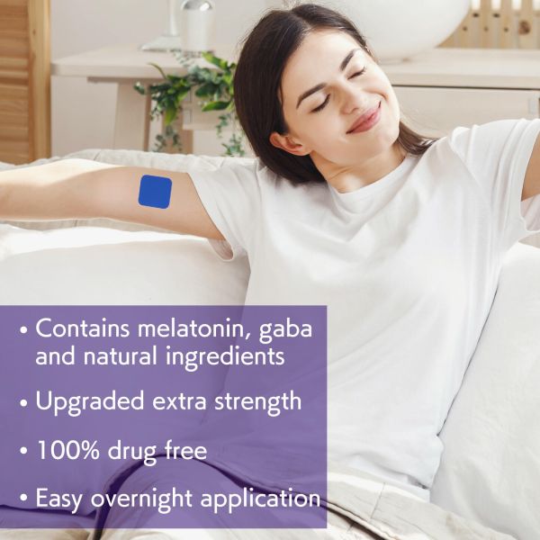 Topical Transdermal Sleep Vitamin Patch Foam Material Easy Absorption Reduce Stress