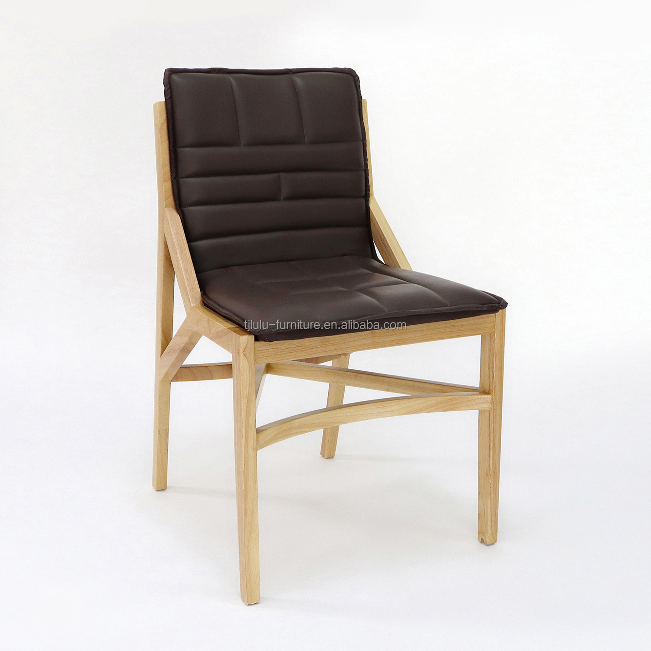 Leisure Facilities Solid Wood Dining Chair for Restaurant Modern Simplicity Home Furniture W54*D57*H88.5CM