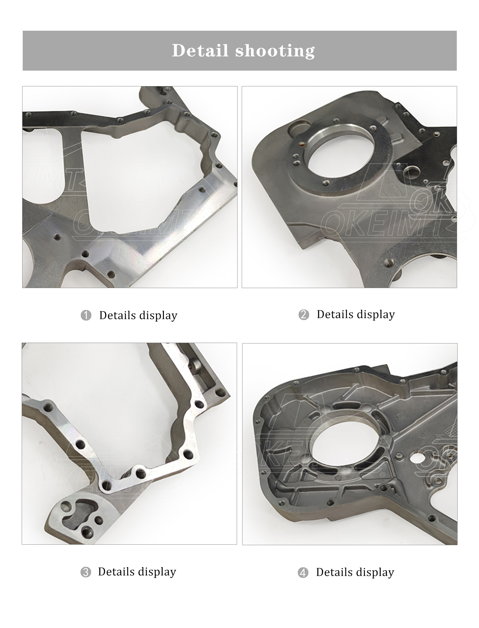 Original 6D114 6CT ISC QSC8.3 Marine Construction Diesel Engine Parts Gear Housing 3938086