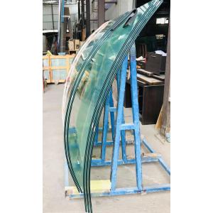 China 3mm-19mm Curved Tempered Glass Flat Edge Huge Bent Curved Glass on sale