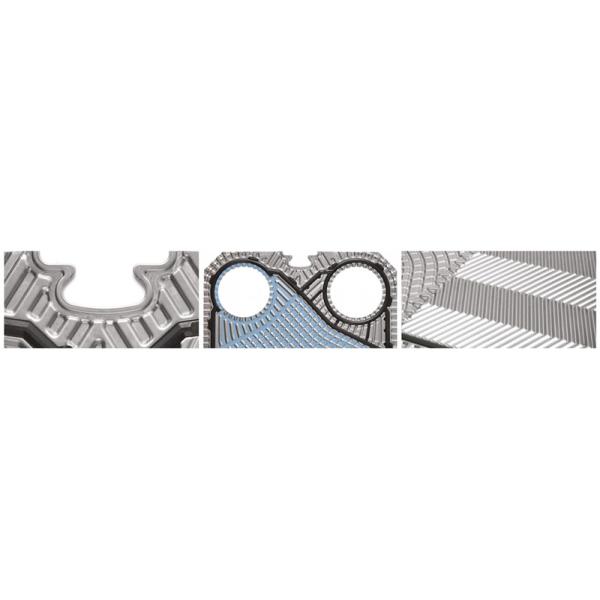 Cross Flow Metallurgy Desalination PHE Sondex S14 Plate Heat Exchanger Gaskets