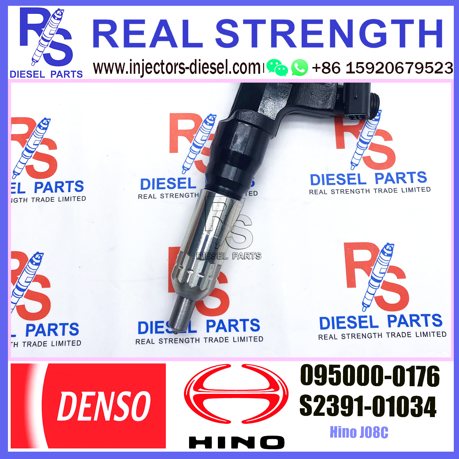 S2391-01034 DENSO Diesel Injector 095000-0174 095000-0175 095000-0176