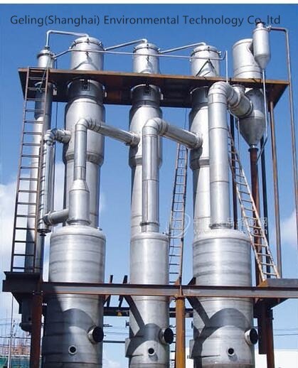 100L-1000L Falling Film Evaporator Triple Effect Milk Liquid Concentration