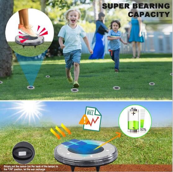 IP68 Water Resistant In Ground Garden Lights Super Bearing Capacity Easy Installation