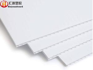 Quality Eco Friendly Flexible Blank Corrugated Plastic Sheets for sale