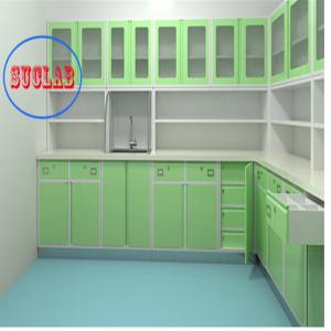 China Durable L 3000*W 600* H 850 To 900 Mm Medical Storage Cabinet  with 110 Degree Hinge on sale
