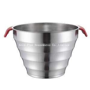 Quality Oem Stainless Steel Water Bucket With Handle 587g Promotion for sale