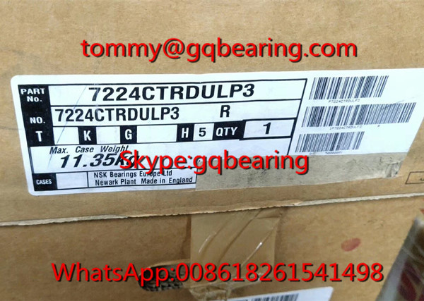 P3 Super Precision NSK 7221CTRDULP3 Single Row Angular Contact Ball Bearing 105*190*36mm
