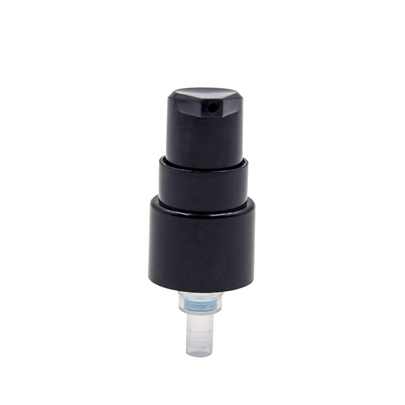 20/410 Cosmetic Cream Pump PP Plastic Black Treatment Pump