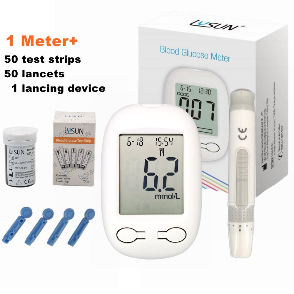 HZ Diabetes Test Kit Portable Glucose Monitoring Devices BGM-102