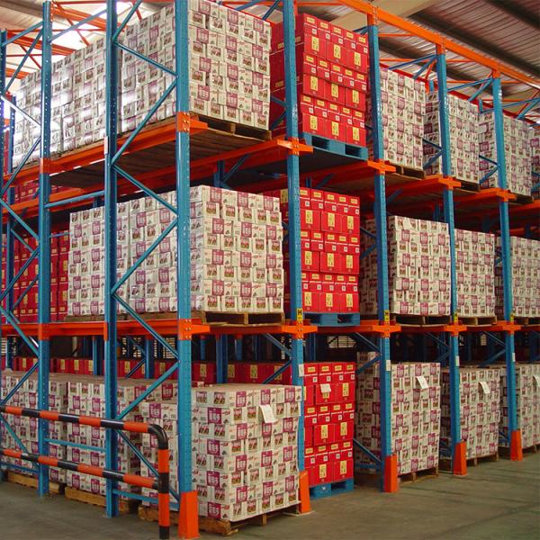 Multiple Level Drive In Warehouse Racking Storage Solution For Cold Chain Logistics