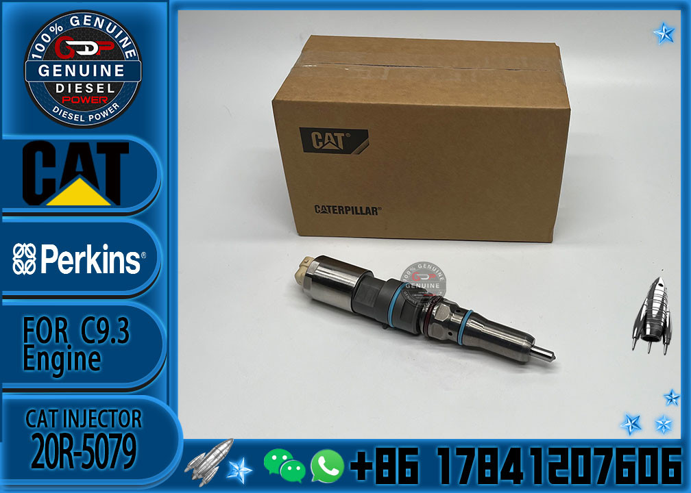 Diesel Fuel Common Rail Injector For456-3493 4563493 456-3544 20R-5079 for C9.3 Cat Excavator 336E 336F C7 Diesel Engine