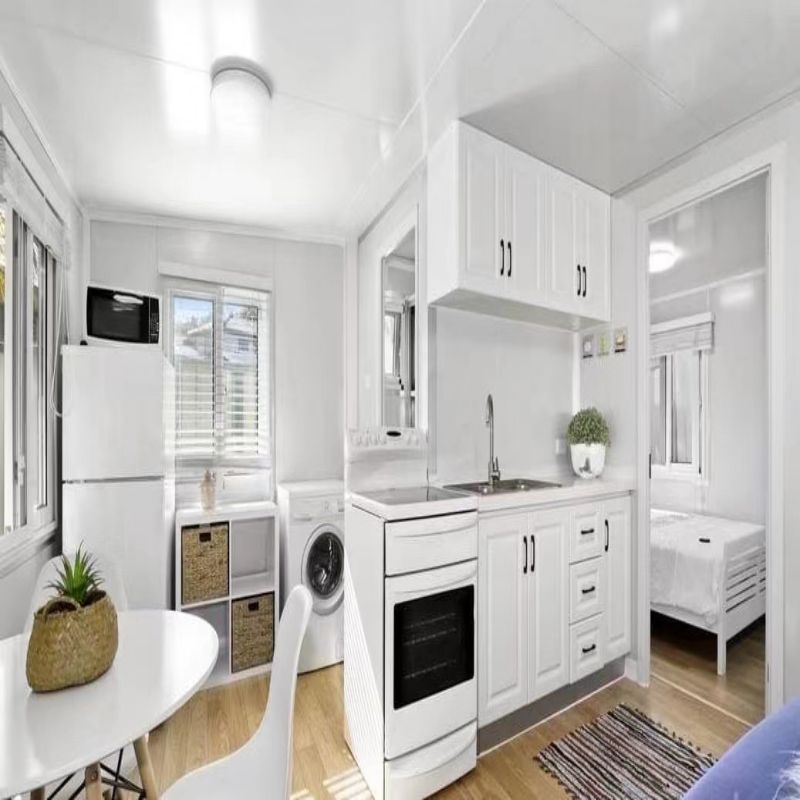 White or Customized Color Steel Prefabricated House Expandable Container Modular Home