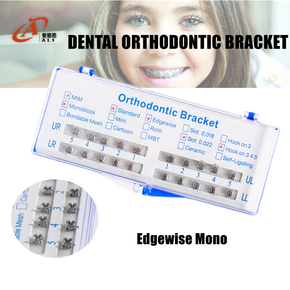 None Safety Standard Medical Stainless Steel ALS DENTAL Orthodontic MIM Mesh Bracket Roth
