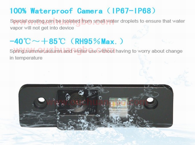 Ouchuangbo 170°super wide angle waterproof car rear view camera for Skoda Octavia OCB-T6839