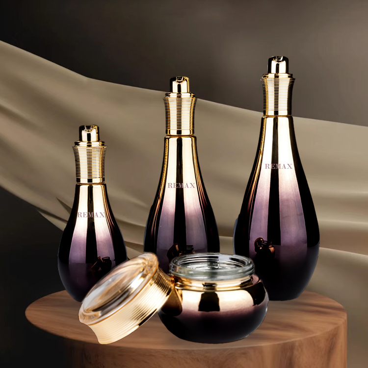 55ml 100ml 150ml Cosmetic Packaging Bottle skin care spray with Water Droplet Shape