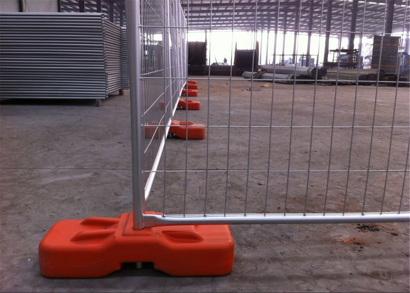 Portable Chain Link Fence Galvanized Temporary Fence For Construction