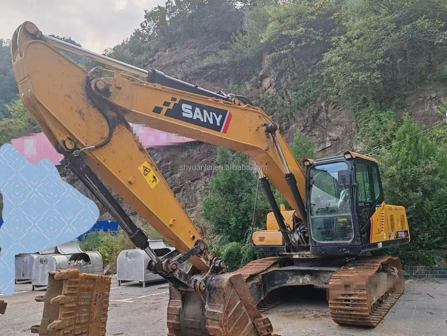 Sany SY215 Generation Forward Flow Excavator with 114KW Power and Low Fuel Consumption