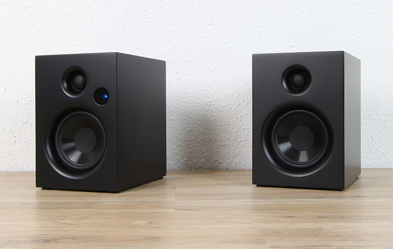 Powered Bookshelf Bluetooth Speakers 100W Record Player Stereo Speakers For Turntable PC TV