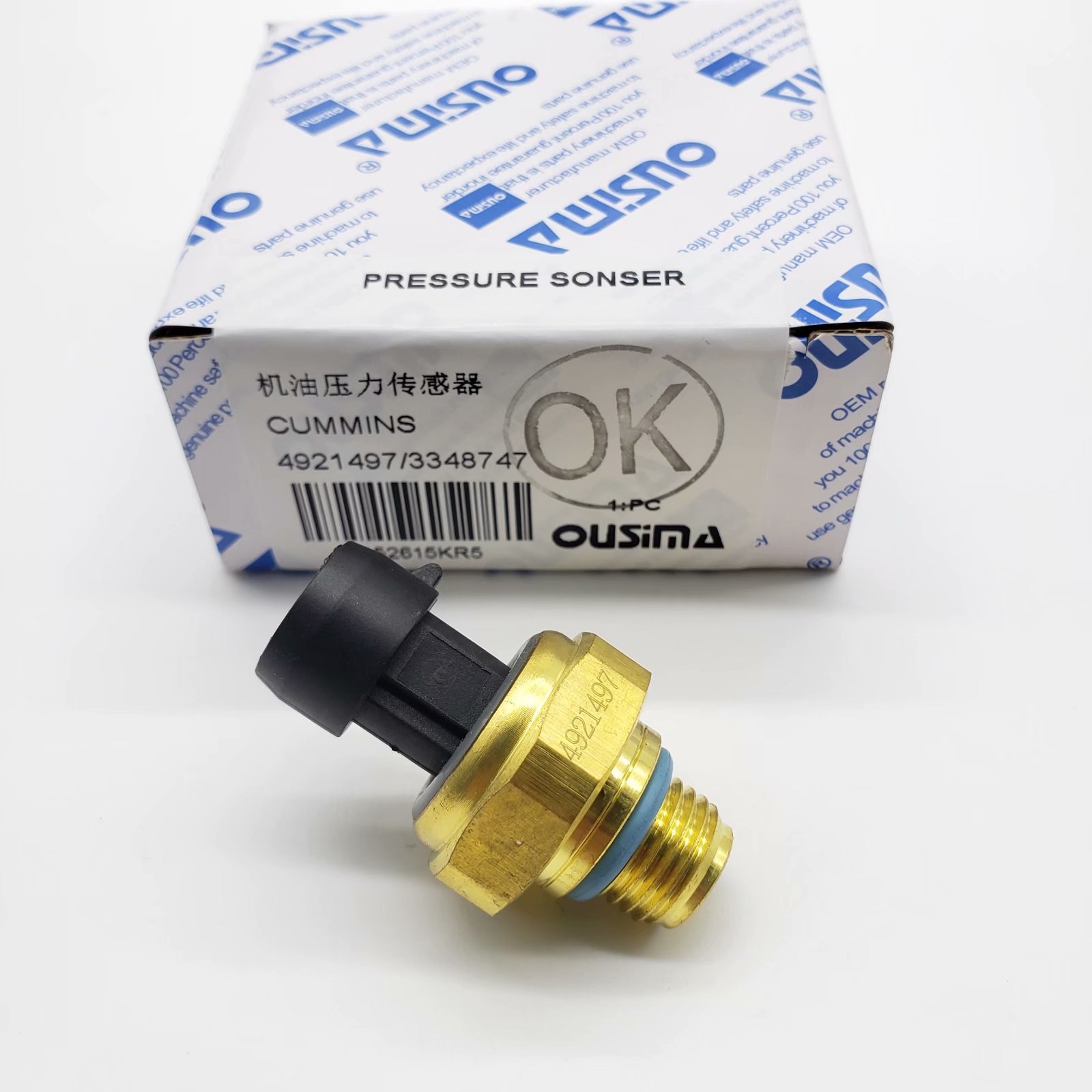 OUSIMSA Pressure Sensor 4921497 3348747 Intake Air Pressure Sensor Cummins Engines