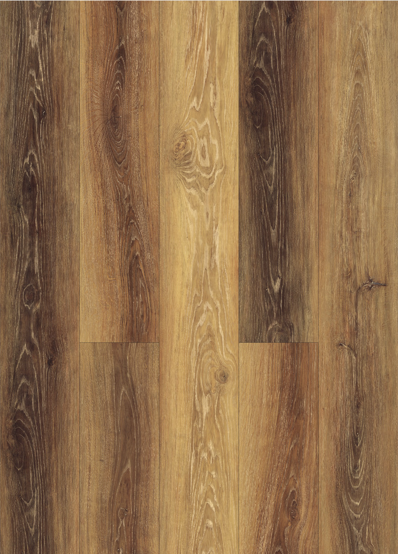 5mm 4mm SPC Rigid Core Vinyl Plank Charcoal White Oak GKBM DM-W40034