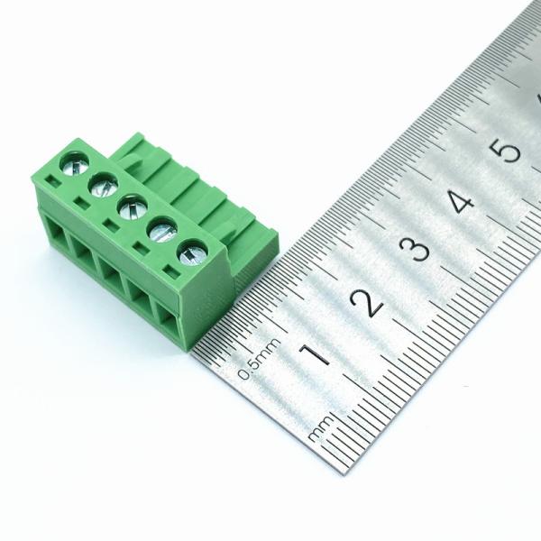 10A Female Panel Mounted Plug-In Terminal Block With PA66 Housing