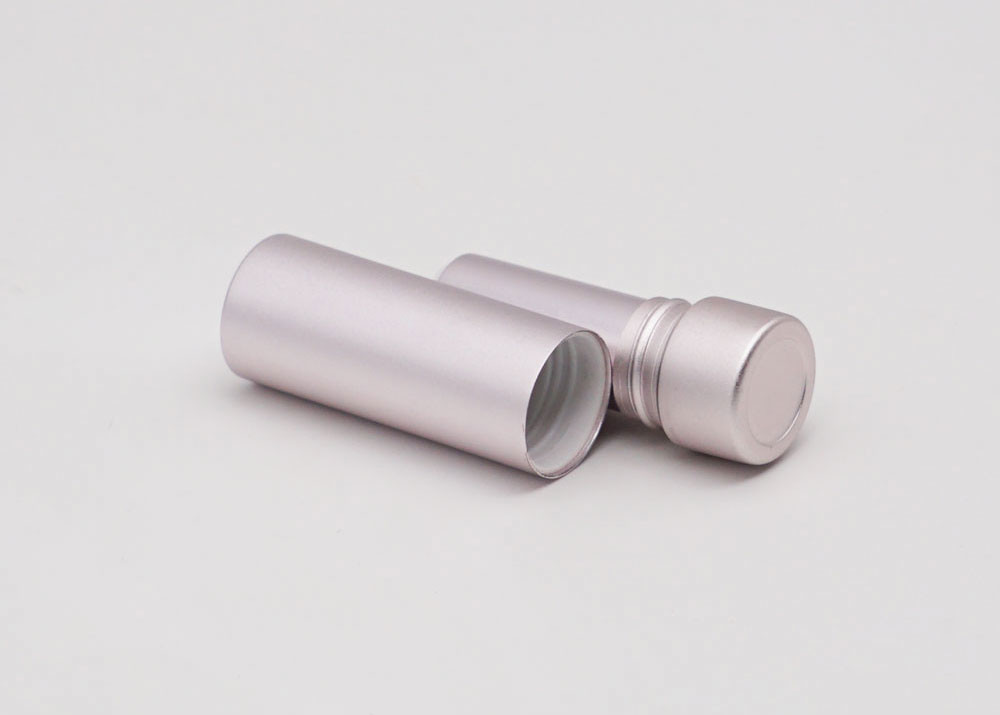 Press Pop Aluminum Cylinder Empty Lipstick Tube Containers