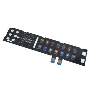 Washing Machine Interface Capacitive Membrane Switch IP67 Waterproof Gasket