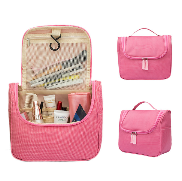 3 pieces makeup pouch travel clear PVC toiletry bag