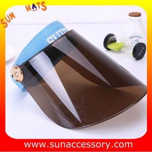 China AK16102 PVC sun visor summer hats , promotion hats and cap for sale on sale
