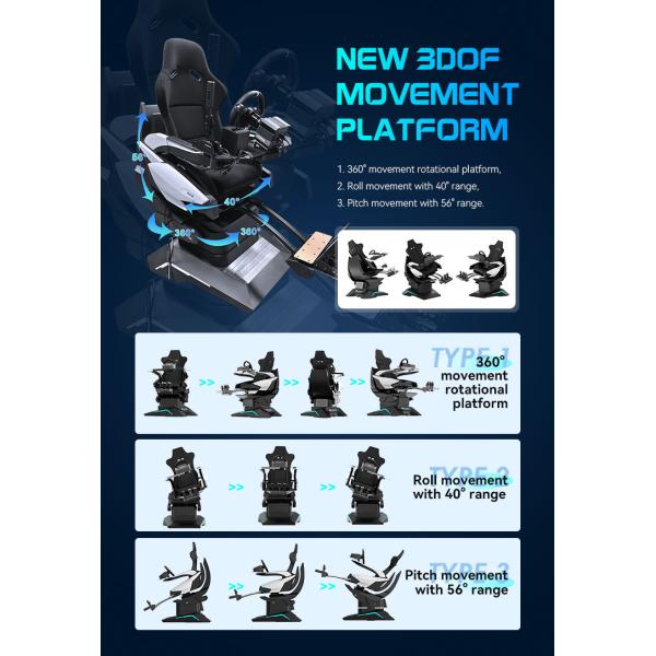 Home MOZA R5 VR Gaming Racing Simulator Arcade Game Machine Indoor