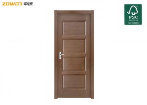 China Apartment Solid Core Carving Type Sound Proof Oak Wood Door on sale