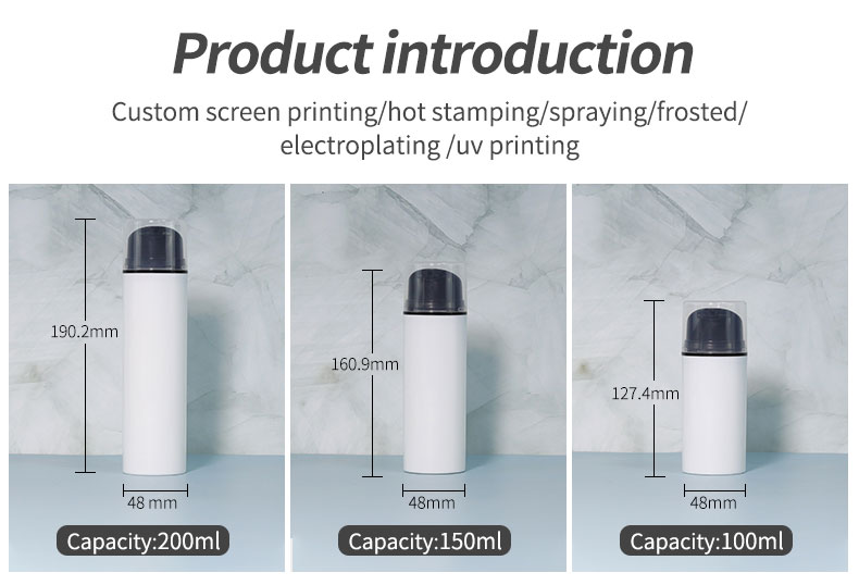 PP Mini Cosmetic Bottles Customized Empty Airless Pump Bottle For Skincare