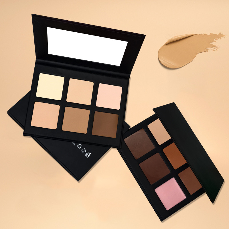 Bronzer Palette 6C Colors Face Makeup 2.5g Highlight Make Up Palette