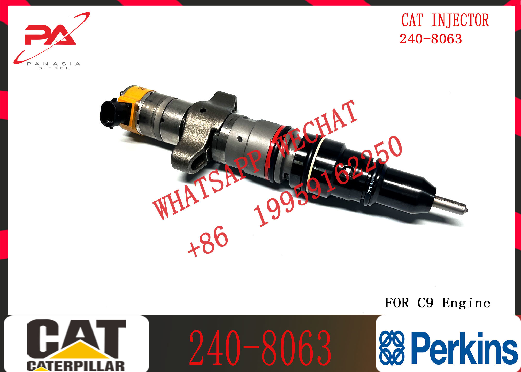 Diesel Fuel Injector 254-4340 266-4446 387-9432 387-9436 225-0117 236-0957 238-8092 240-8063
