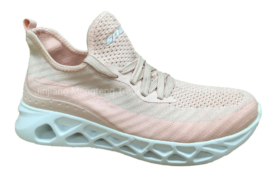 New Style Women′ S Fashion Shoes Suede Leather Sneaker Shoes Sport Shoes Walking Jogging Running Shoes Casual Shoes Flyknit Shoes