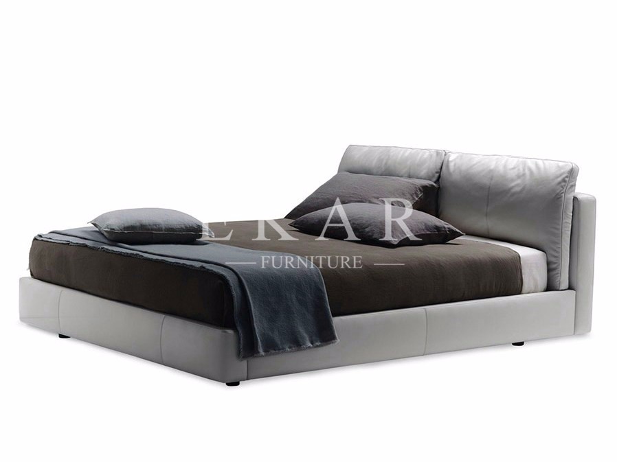 Bed Room Soft Wood Double Bed Designs ZZ-BD024
