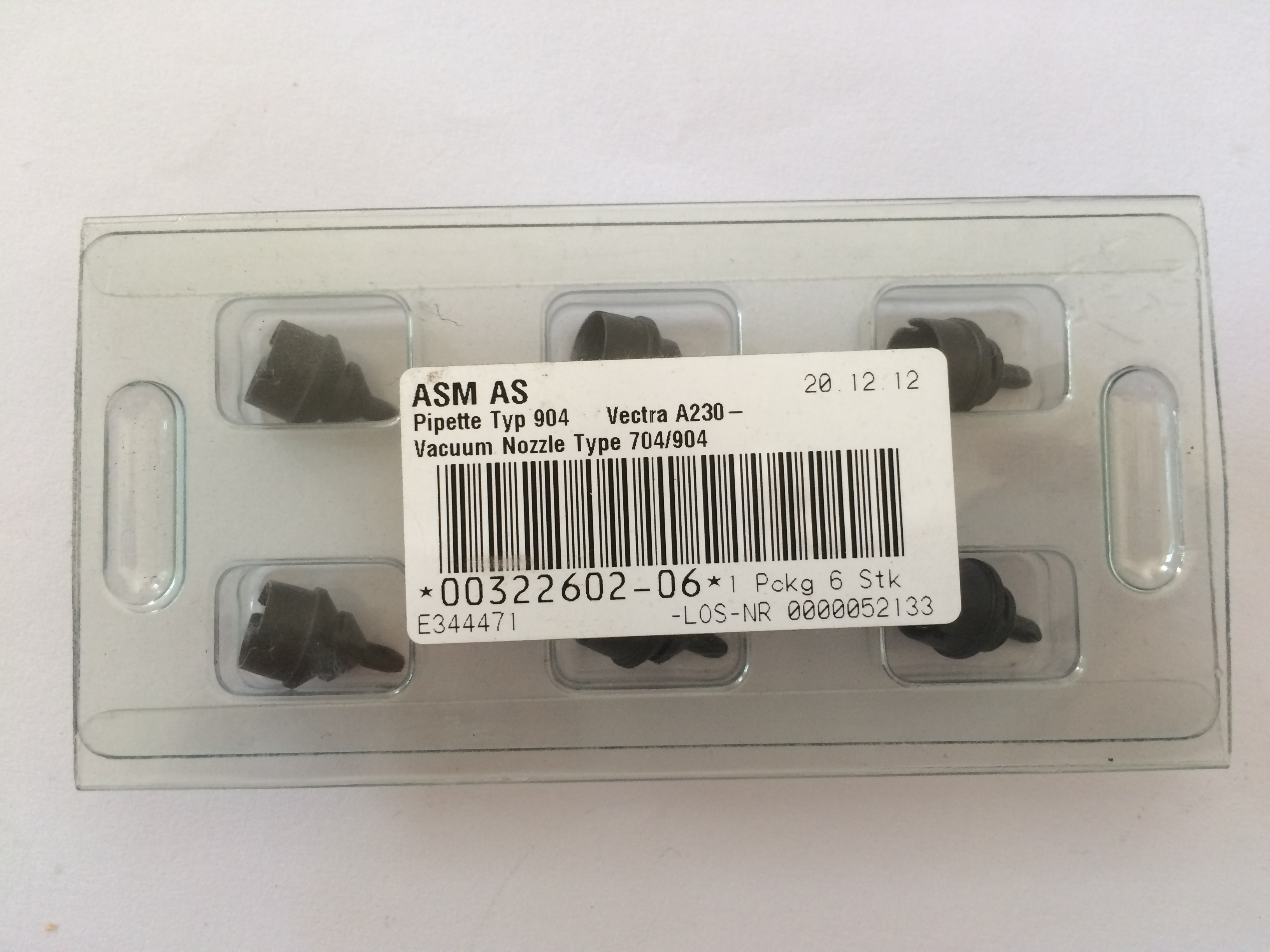 Vectra - Keramik SMT Siemens Nozzle 00322602-06 Pipette Type 704 / 904