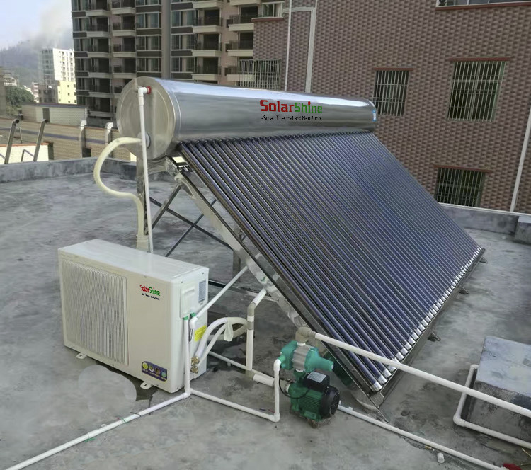 Stable Flat Plate Solar Water Heater Directed Thermosyphon Circulation Type