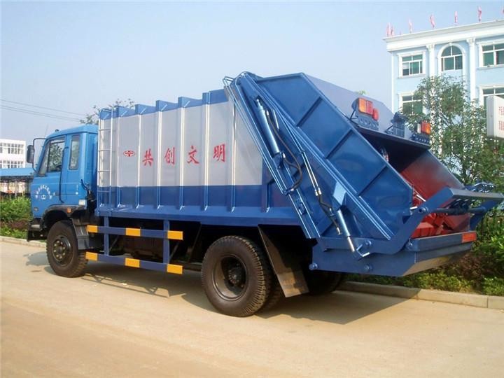 Advanced high efficient Dongfeng Furuika swing arm garbage truck
