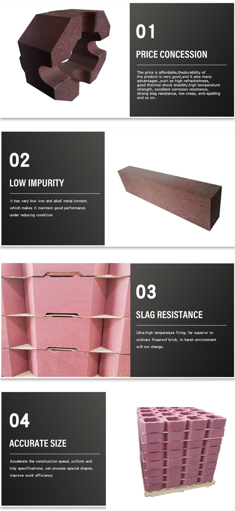 Sales of Fire-Resistant Chrome and Corundum Bricks with Customizable CrO Content