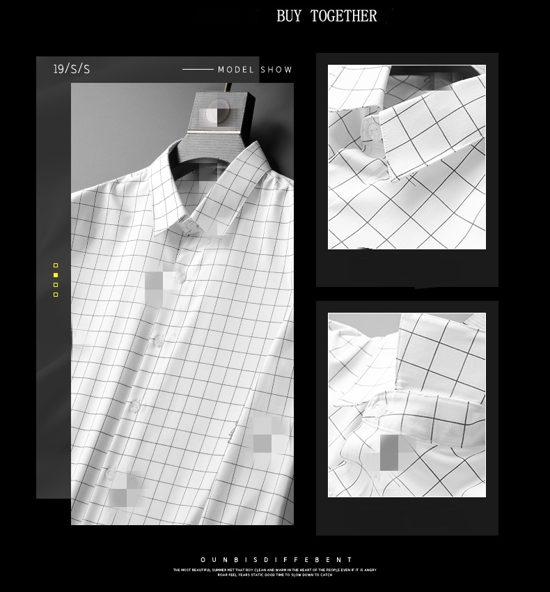 Autumn Plaid Custom Shirt Printing Digital Print Shirt for Casual Wear in Large Size