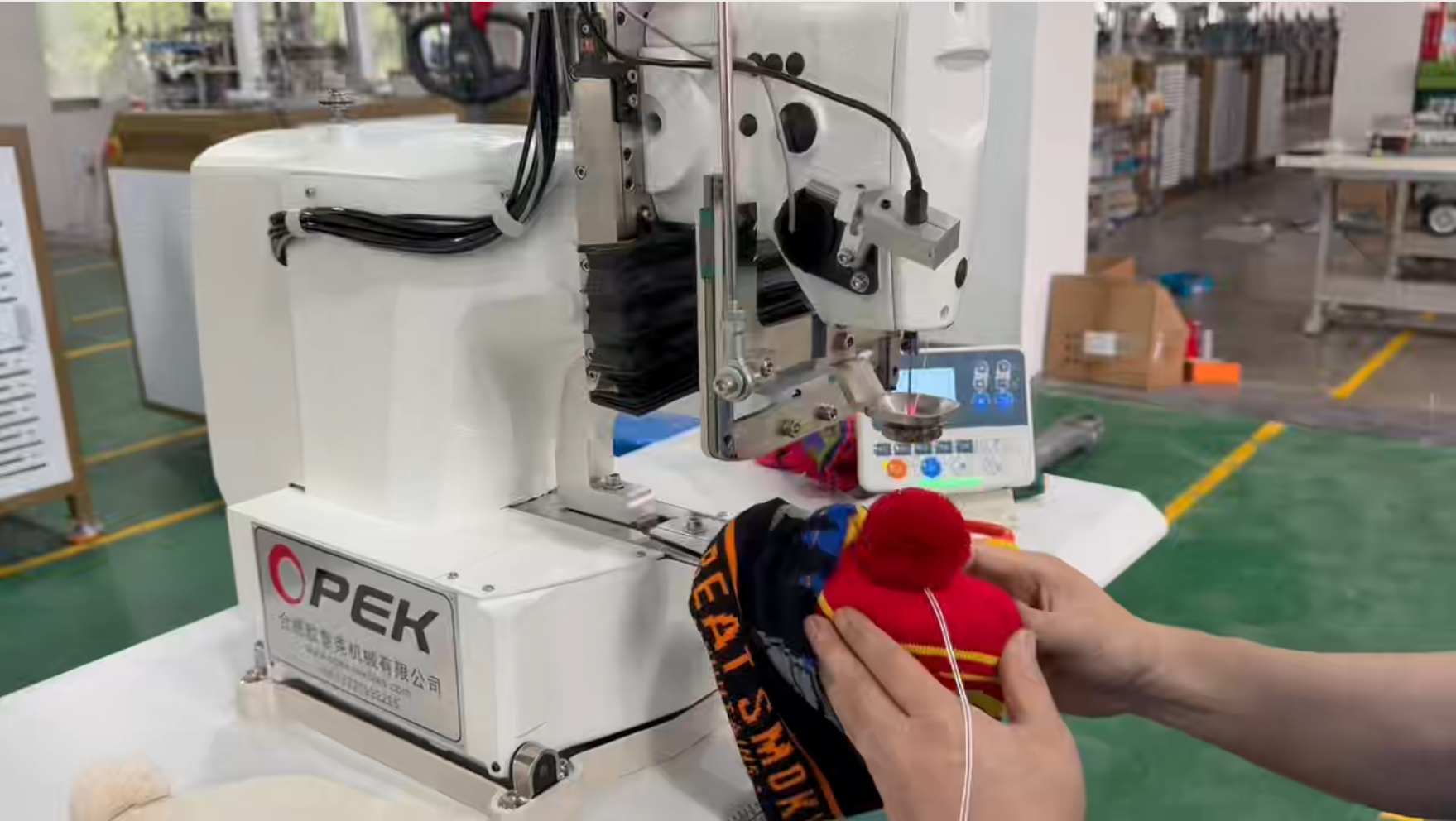 Buy cheap Pompom Fixing Machine from wholesalers